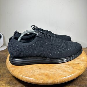 Cole‎ Haan OriginalGrand Black Stitchlite Wingtip Shoe Men's Size 10.5 M C28443